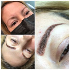 Eyebrow Tattoo result by Aahsome Salon and Permanent Makeup in Rancho Cucamonga, CA