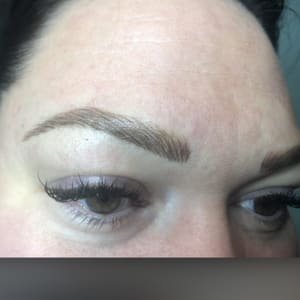Eyebrow Tattoo result by Aahsome Salon and Permanent Makeup in Rancho Cucamonga, CA