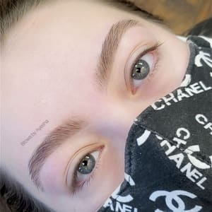 Eyebrow Tattoo result by Aaliyah's Beauty & Brows in San Diego, CA