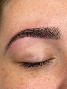 Eyebrow Tattoo result by Aarial Aesthetics in Stuart, FL