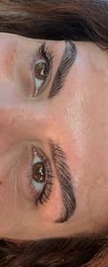 Eyebrow Tattoo result by Aaron Esthetics - Brow Lamination & Training Studio in Pembroke Pines, FL