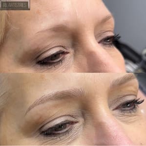Eyebrow Tattoo result by AB Artistries in Warren, OH