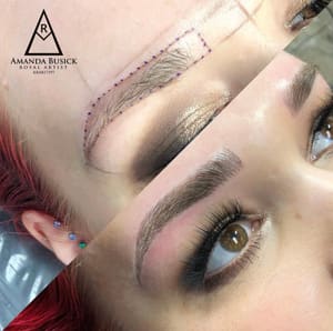Eyebrow Tattoo result by AB Artistries in Warren, OH