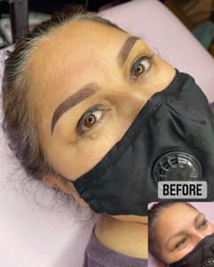 Eyebrow Tattoo result by ABA Studios in Pasadena, TX