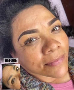 Eyebrow Tattoo result by ABA Studios in Pasadena, TX