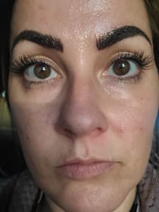 Eyebrow Tattoo result by Abier's Brow Lounge in Woodmere, OH