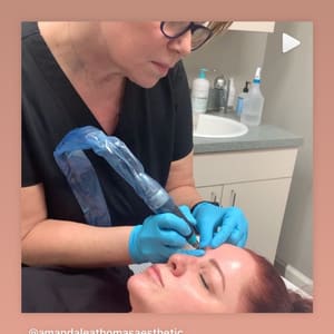 Eyebrow Tattoo result by About Face Inc. - Robin Hays, CPCP in Chattanooga, TN