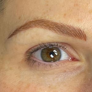 Eyebrow Tattoo result by About Face Permanent Cosmetics in Brielle, NJ