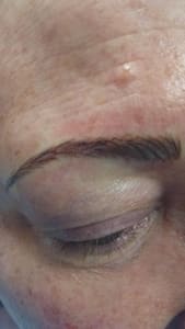 Eyebrow Tattoo result by About Face Permanent Cosmetics in Englewood, OH