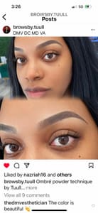 Eyebrow Tattoo result by Absolute Beauty Spa in Winchester, VA
