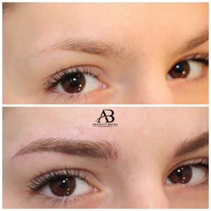 Eyebrow Tattoo result by Absolute Brows - Microblading & Skin Care in Malta, NY