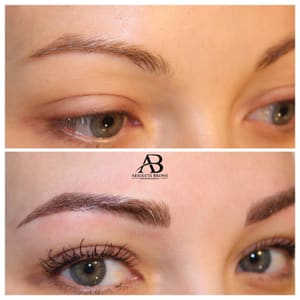 Eyebrow Tattoo result by Absolute Brows - Microblading & Skin Care in Malta, NY