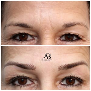 Eyebrow Tattoo result by Absolute Brows - Microblading & Skin Care in Malta, NY
