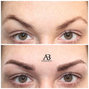 Eyebrow Tattoo result by Absolute Brows - Microblading & Skin Care in Malta, NY