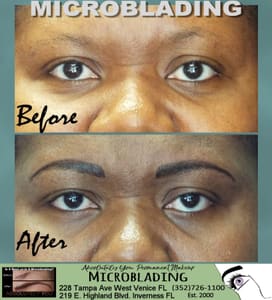 Eyebrow Tattoo result by Absolutely You Permanent Makeup in Venice, FL