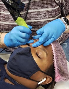 Eyebrow Tattoo result by Academy Of Advanced Beauty in Greenwood Village, CO