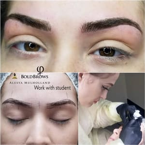 Eyebrow Tattoo result by Accent Beauty Academy, LLC in Denver, CO