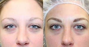 Eyebrow Tattoo result by Accent Permanent Makeup Studio, LLC in Temecula, CA