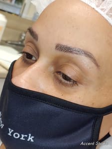 Eyebrow Tattoo result by Accent Permanent Makeup Studio, LLC in Temecula, CA