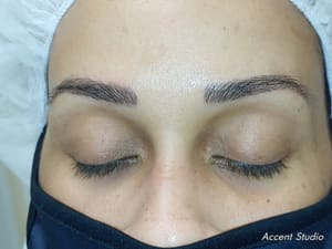 Eyebrow Tattoo result by Accent Permanent Makeup Studio, LLC in Temecula, CA