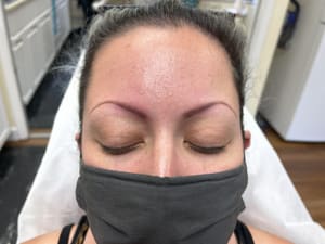 Eyebrow Tattoo result by Accent Permanent Makeup Studio, LLC in Temecula, CA