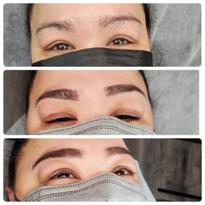 Eyebrow Tattoo result by Accentuate Cosmetic Ink llc in Woodbury, MN