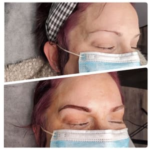 Eyebrow Tattoo result by Accentuate Cosmetic Ink llc in Woodbury, MN