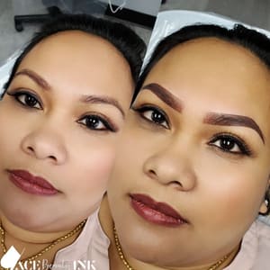 Eyebrow Tattoo result by Ace Beauty Ink in Kent, WA