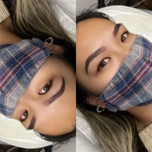 Eyebrow Tattoo result by Ace Ink Studio in Fountain Valley, CA