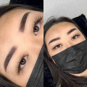 Eyebrow Tattoo result by Ace Ink Studio in Fountain Valley, CA