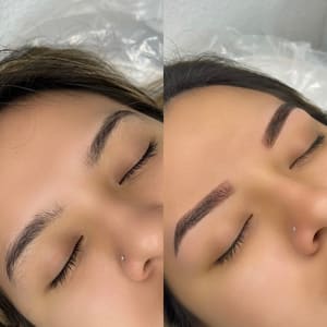 Eyebrow Tattoo result by Ace Ink Studio in Fountain Valley, CA