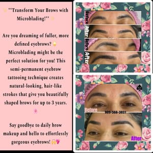 Eyebrow Tattoo result by ACE Luxury Microblading in Jurupa Valley, CA