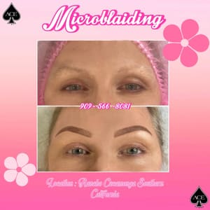 Eyebrow Tattoo result by ACE Luxury Microblading in Jurupa Valley, CA
