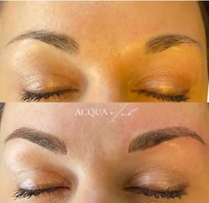 Eyebrow Tattoo result by ACQUA + Ink Permanent Makeup in Springdale, AR