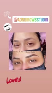 Eyebrow Tattoo result by Adri Brows Perfection &Academy in The Woodlands, TX