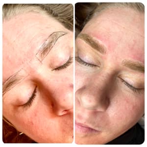 Eyebrow Tattoo result by Advanced Beauty LLC in Roy, UT