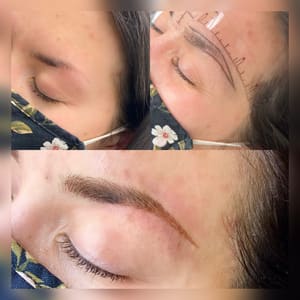 Eyebrow Tattoo result by Advanced Beauty LLC in Roy, UT
