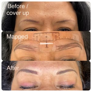 Eyebrow Tattoo result by Advanced Beauty LLC in Roy, UT