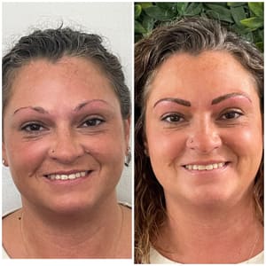 Eyebrow Tattoo result by Advanced Cosmetic Techniques in Natchitoches, LA