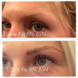 Eyebrow Tattoo result by Advanced Image Artistry Inc in Pittsfield, MA