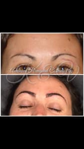 Eyebrow Tattoo result by Advanced Permanent Cosmetics by K&V in West Palm Beach, FL