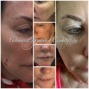 Eyebrow Tattoo result by Advanced Permanent Cosmetics by K&V in West Palm Beach, FL