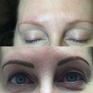 Eyebrow Tattoo result by Advanced Skin Therapy of Clemmons, Inc in Clemmons, NC
