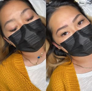 Eyebrow Tattoo result by AE Brow Design in Tacoma, WA