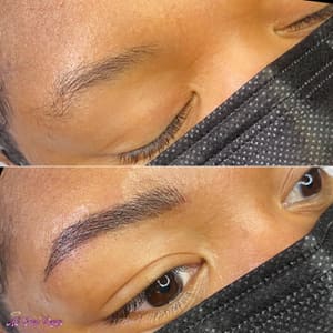 Eyebrow Tattoo result by AE Brow Design in Tacoma, WA