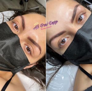 Eyebrow Tattoo result by AE Brow Design in Tacoma, WA