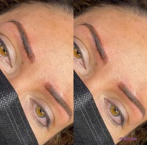 Eyebrow Tattoo result by AE Brow Design in Tacoma, WA
