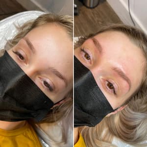 Eyebrow Tattoo result by AE Brow Design in Tacoma, WA