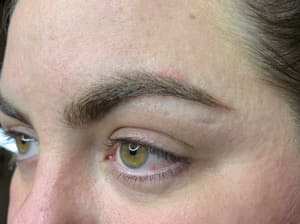 Eyebrow Tattoo result by Aesthetic Alchemy in Boyertown, PA