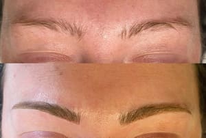 Eyebrow Tattoo result by Aesthetic Arts by Rose in Pagosa Springs, CO